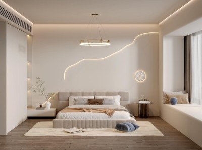 侘寂卧室3D模型下载